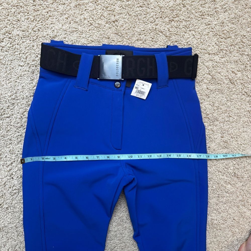Goldbergh Pippa Ski Pants Waterproof Blue Black NWT US 8 Dazzling Blue - Picture 5 of 6
